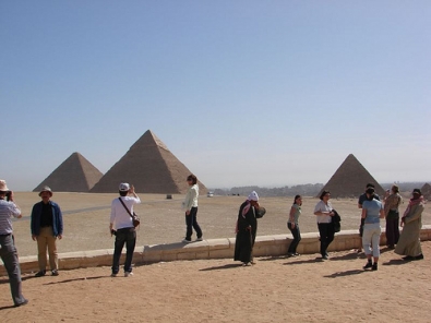 Egitto: le Piramidi uno dei richiami turistici principali del Paese.
