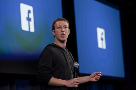 Il CEO di Facebook Mark Zuckerberg durante un evento.