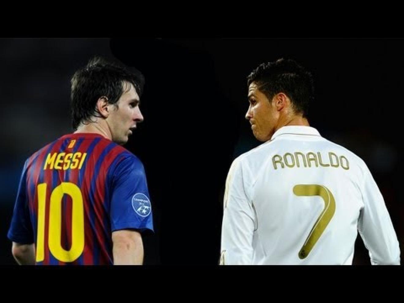 Leo Messi e Cristiano Ronaldo.