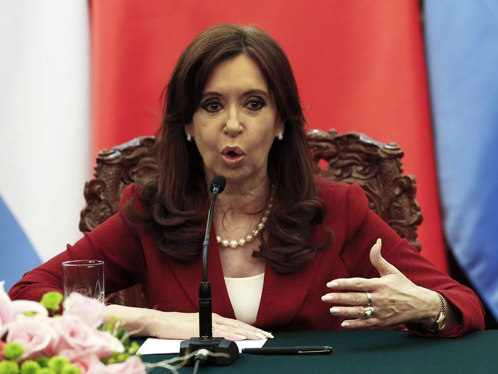 La vicepresidente argentina Cristina Fernandez di Kirchner in una foto d'archivio.