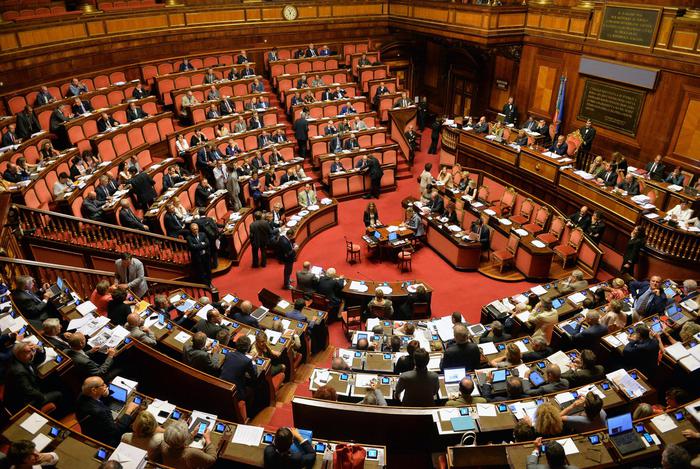 Panoramica del Senato italiano