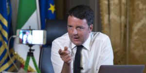 Il presidente del Consiglio Matteo Renzi durante la sua social "Matte Risponde"?, Roma, 5 Aprile 2016.  ANSA/ UFFICIO STAMPA/ PALAZZO CHIGI/ TIBERIO BARCHIELLI  
