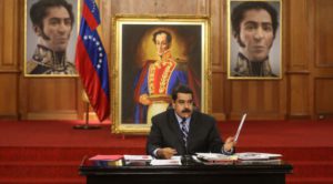 Presidente Maduro durante la conferenza stampa (avn.info.ve)