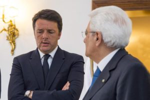 Il Presidente della Repubblica Sergio Mattarella con il Presidente del Consiglio Matteo Renzi in occasione del prossimo Consiglio Europeo, Roma, 27 giugno 2016 ANSA/FRANCESCO AMMENDOLA UFFICIO STAMPA QUIRINALE 