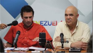 “Chúo” Torrealba e Capriles Radonski