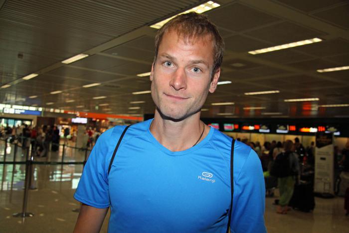 Il marciatore Alex Schwazer, campione olimpico della 50 km a Pechino 2008 di 16. L'atleta olimpico, medaglia d'oro a Pechino 2008.