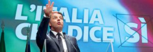Renzi prepara campagna per il “Sì”