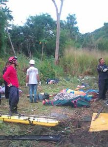 11 muertos en Bolívar tras accidente en la Troncal 10