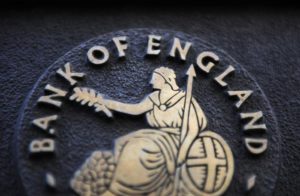 (FILE) A file photo dated 22 January 2014 showing a Bank of England logo,  London, Britain.      ANSA /FACUNDO ARRIZABALAGA