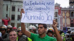 Inflación en Venezuela se ubicó en 452,5% desde agosto 2015