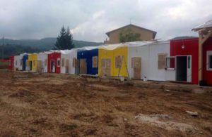 Amatrice, 12 Settembre 2016 La nuova scuola di Amatrice nella frazione di Villa San Cipriano realizzata dalla  Provincia autonoma di Trento