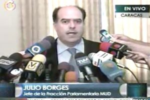 Julio Borges: Maduro está al margen de la ley