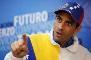 Henrique Capriles Radonski, ex candidato presidenziale e Governatore dello Stato Miranda