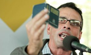 Referendum, Capriles Radonski avverte sul pericolo di una sentenza negativa della Corte