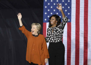 Usa 2016: la prima volta di Hillary e Michelle insieme 