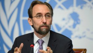 Zeid Ra'ad Al Hussein jefe de Derechos Humanos de la Organización de Naciones Unidas