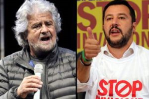 Lega e M5s puntano sulla piazza;Opa Salvini su c.destra 