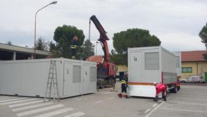Terremoto: prima colonna di aiuto di 10 container giunta sul posto, vigili di fuoco di Bolzano