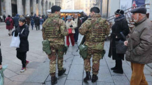 Sicurezza: in azione altri cento militari a Milano 