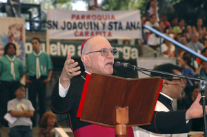 Monseñor Ramón Ovidio Pérez Morales, presidente del Concilio Plenario de Venezuela