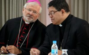 Il Nunzio Apostolico in Venezuela, Aldo Giordano (foto archivio)