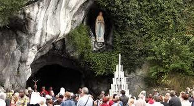 La cappella della Madonna di Lourdes.