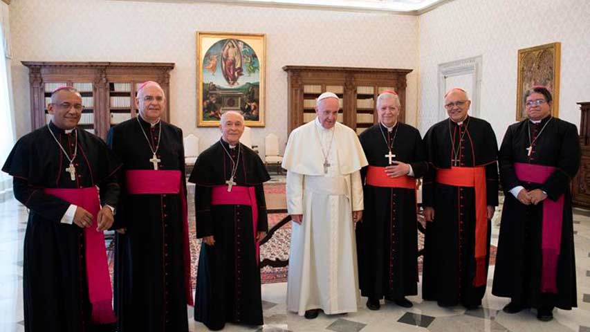 I vescovi venezuelani incontreranno il Papa al margine della messa a Bogotá