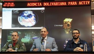 El ministro Hugbel Roa informó las funciones del nuevo satélite