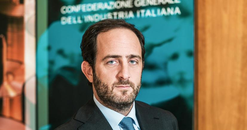 Alessio Rossi, 37 anni, presidente dei giovani imprenditori di Confindustria.