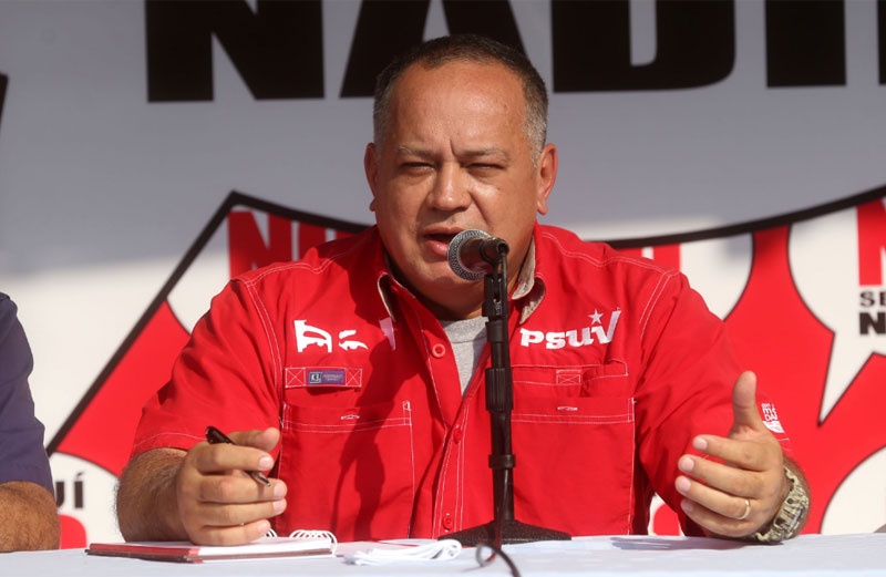 Diosdado Cabello aseguró que las sanciones de la Unión Europea significaban “un tiro al corazón” a las negociaciones entre Gobierno y Oposición