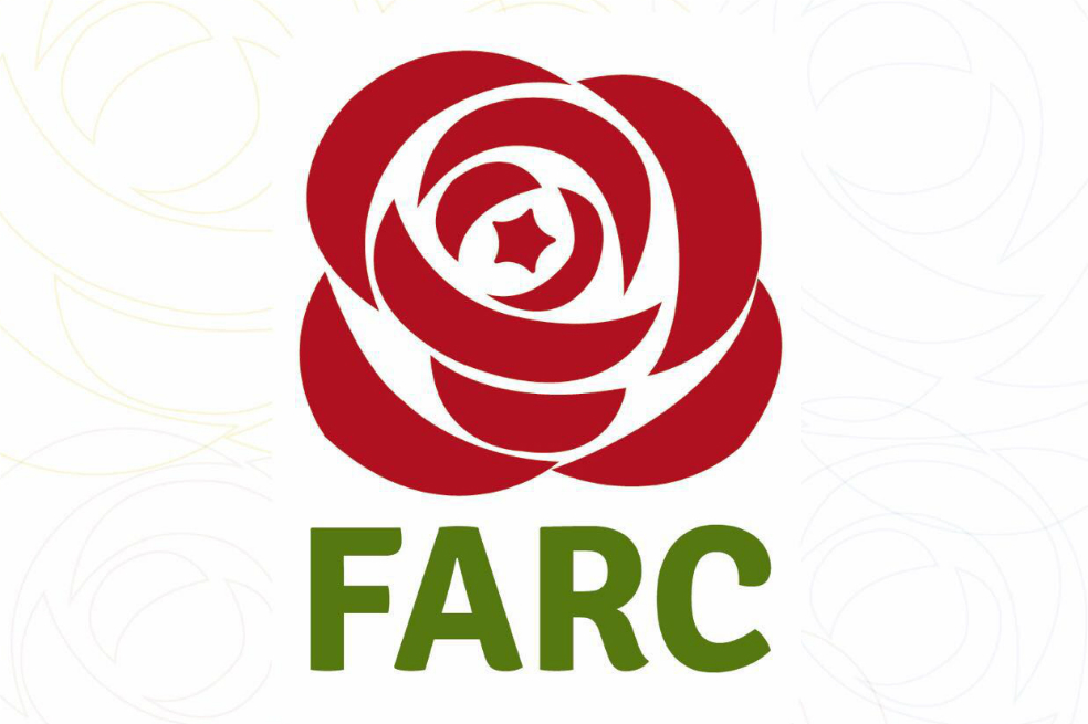 Il logo del partito sorto dalla exguerriglia delle Farc con il nome di Fuerza Alternativa Revolucionaria del Común (FARC).