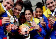 Venezuela obtuvo en total 47 medallas de oro, 63 de plata y 54 de bronce