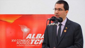 El canciller Jorge Arreaza aseguró que el convenio de cooperación entre Venezuela y Cuba es la raíz de la alianza bolivariana