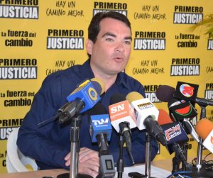 Tomás Guanipa convocó a los venezolanos a validar la tarjeta de Primero Justicia los días 27 y 28 de enero