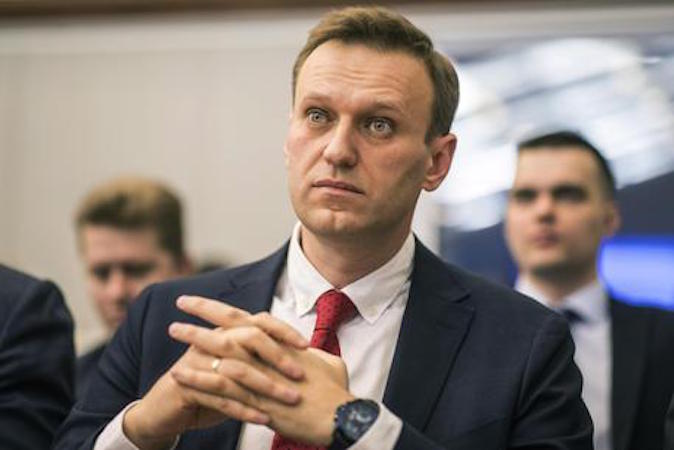 Il leader dell'opposizione russa Alexei Navalny, Immagine d'archivio.