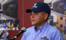 El mayor general Manuel Quevedo, ministro de Petróleo y presidente de Petróleos de Venezuela (Pdvsa), Manuel Quevedo, participa en el evento Egypt Petroleum Show.