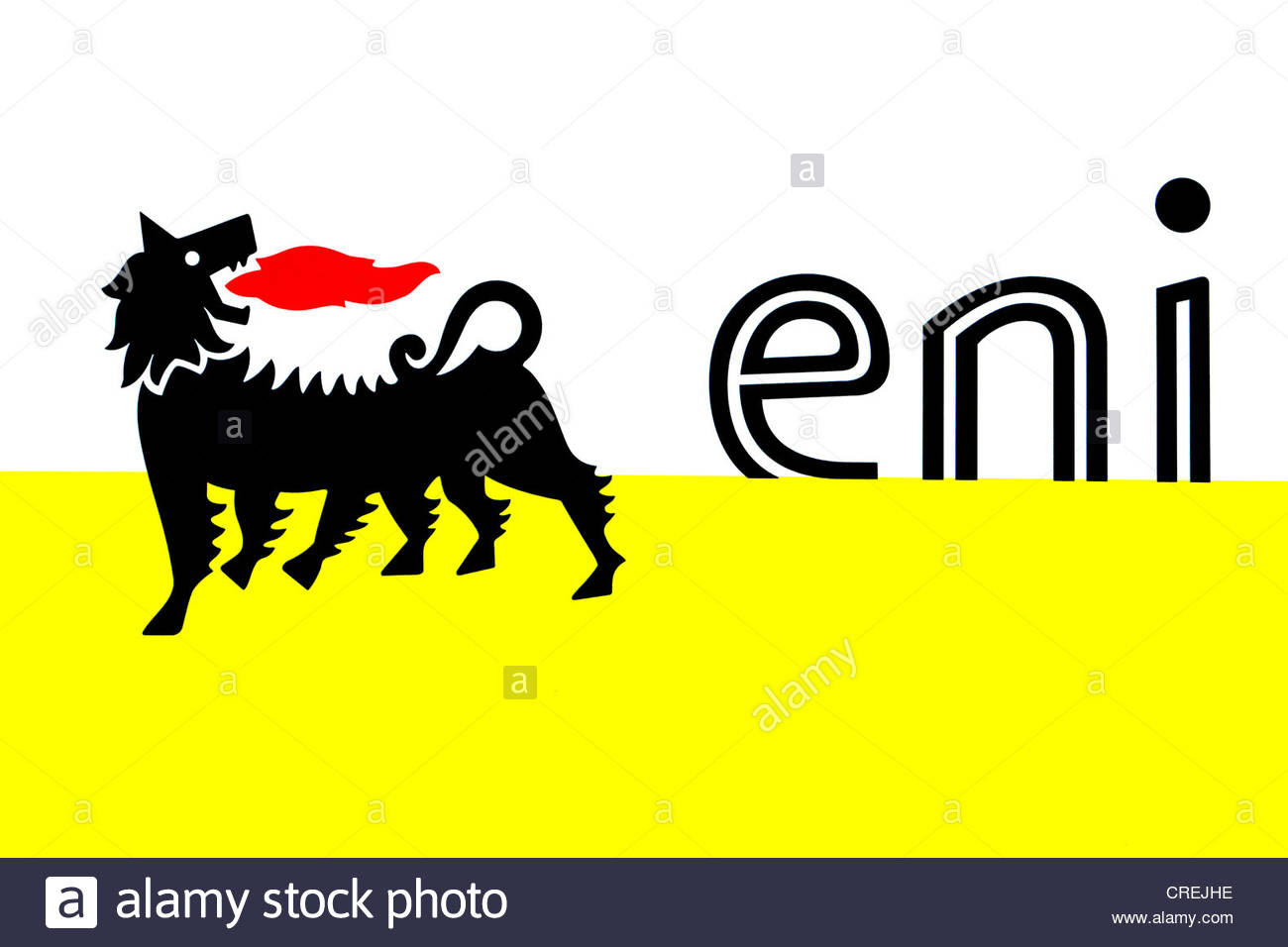 Il logo dell'Eni: il cane a sei zampe