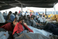 Migranti a bordo della Open Arms