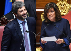 I due presidenti eletti di Camera, Roberto Fico, e Senato, Maria Elisabetta Alberti Casellati.