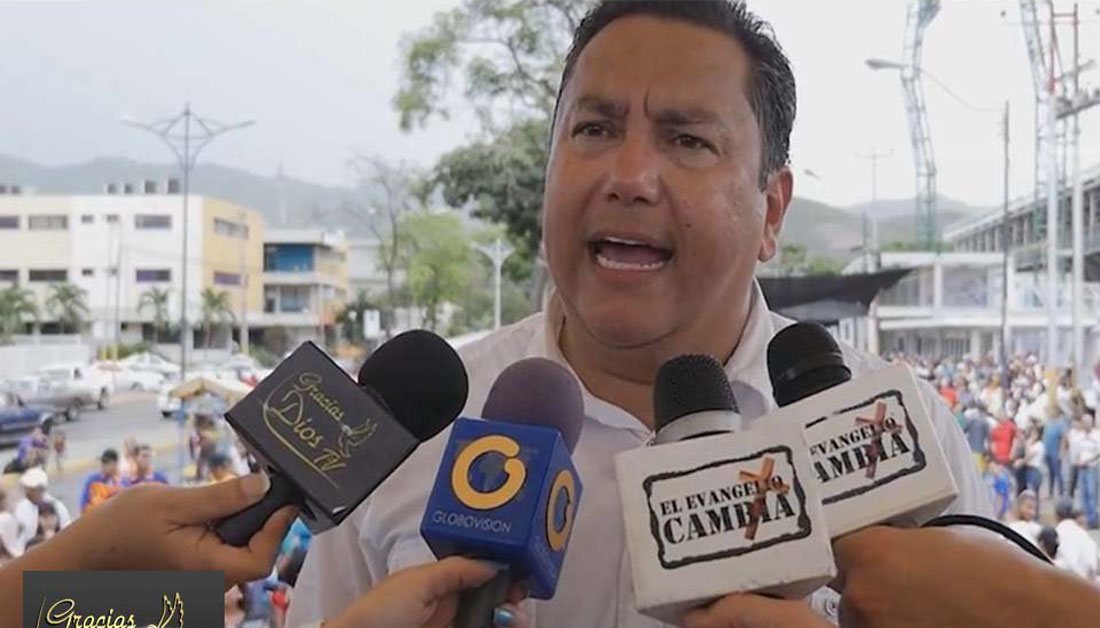 A pesar del accidente con el jefe de campaña del candidato presidencial Bertucci , la actividad planificada en Cumaná no fue suspendida