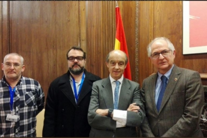 Antonio Ledezma aseguró que el Parlamento español debatirá moción para rechazar las elecciones del 20 de mayo e informó que esperan que cuente con apoyo de las fuerzas democráticas de España