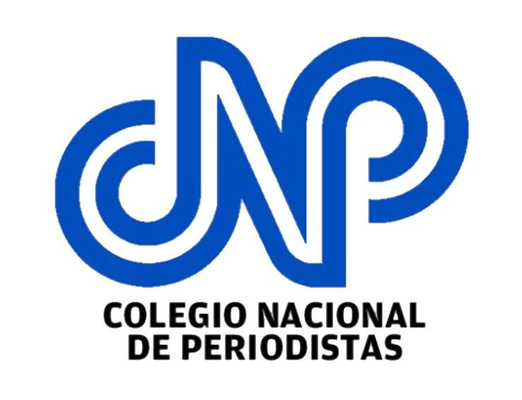 El logo en azul del Colegio Nacional de Periodistas