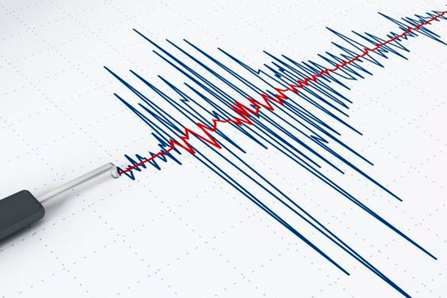 Las hondas sísmicas registradas por el sismógrafo