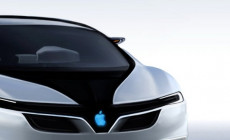 Frontale dell'auto a conduzione autonoma che la Apple vorrebbe sviluppare in collaborazione con la Volkswagen