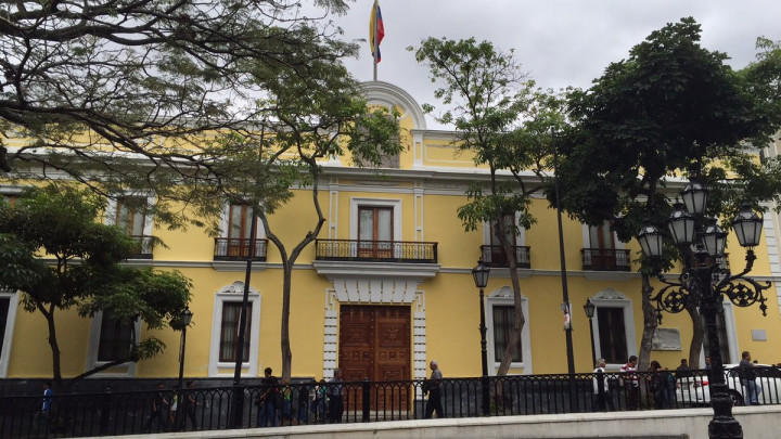 La Casa Amarrilla, sede del Ministerio de Relaciones Externa