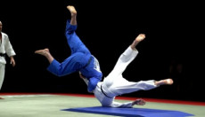 Una fase delle gare di judo.