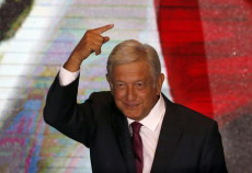 Il presidente del Messico, Andres Manuel Lopez Obrador.