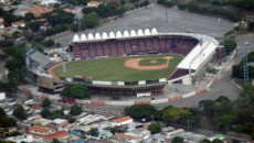 Una veduta aerea dello stadio barquisimetano