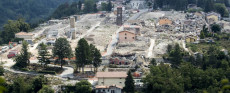 Una vista di Amatrice due anni dopo il terremoto.