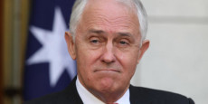 Primo piano del primo Ministro australiano Malcom Turnbull